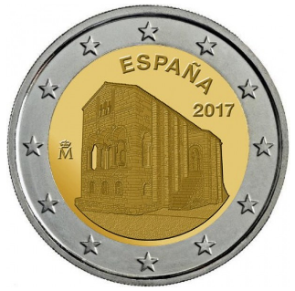 Spanje 2 euro 2017 Asturië UNC